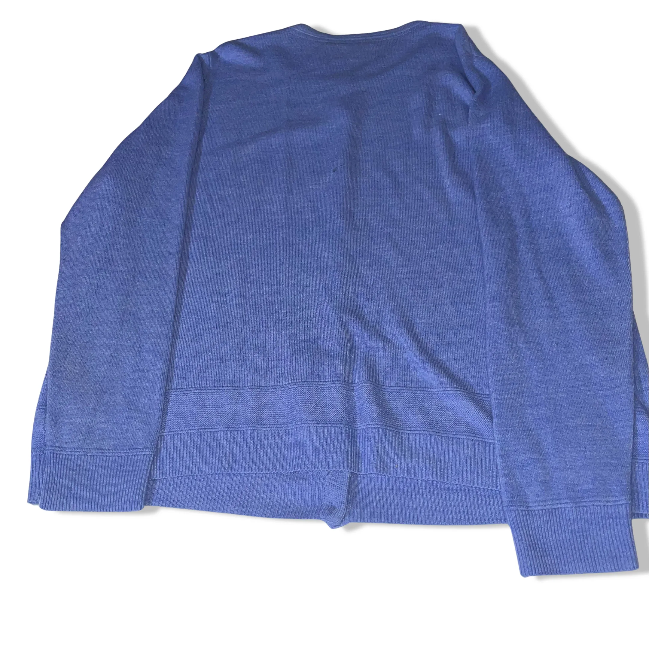 Vintage Maine Ultrasoft knitwear crewneck blue button up cardigan size 20