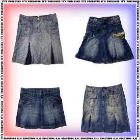 Y2K Grunge Denim Skirts (SS-360)